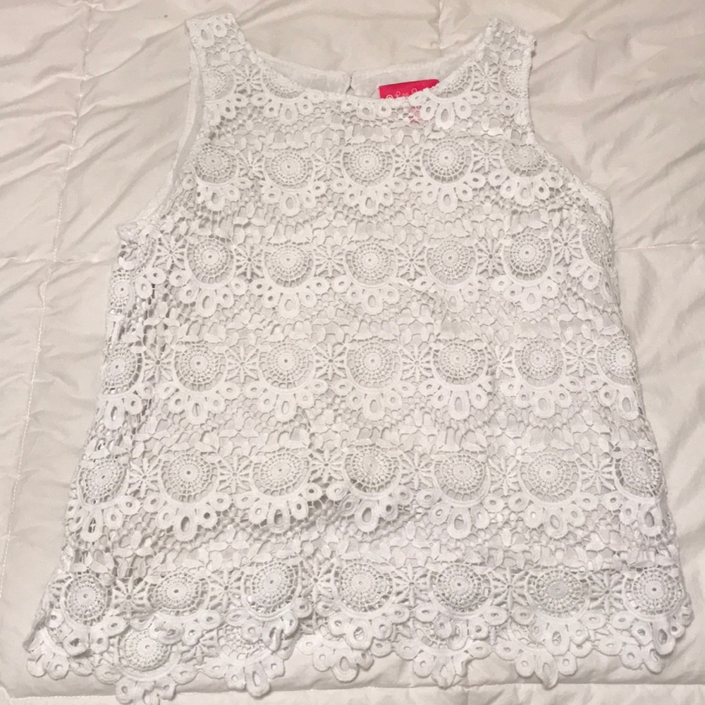 Lilly for Target white lace top